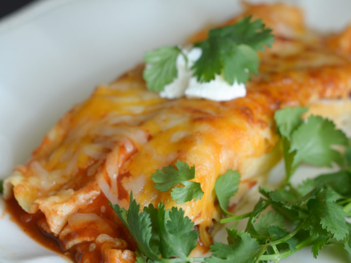 Image for Air Fryer Cheesy Beef Enchiladas