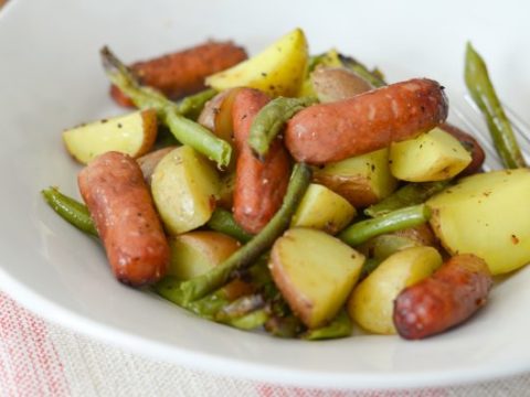 Image for Air Fryer Sausage, Beans, & Potato Hash