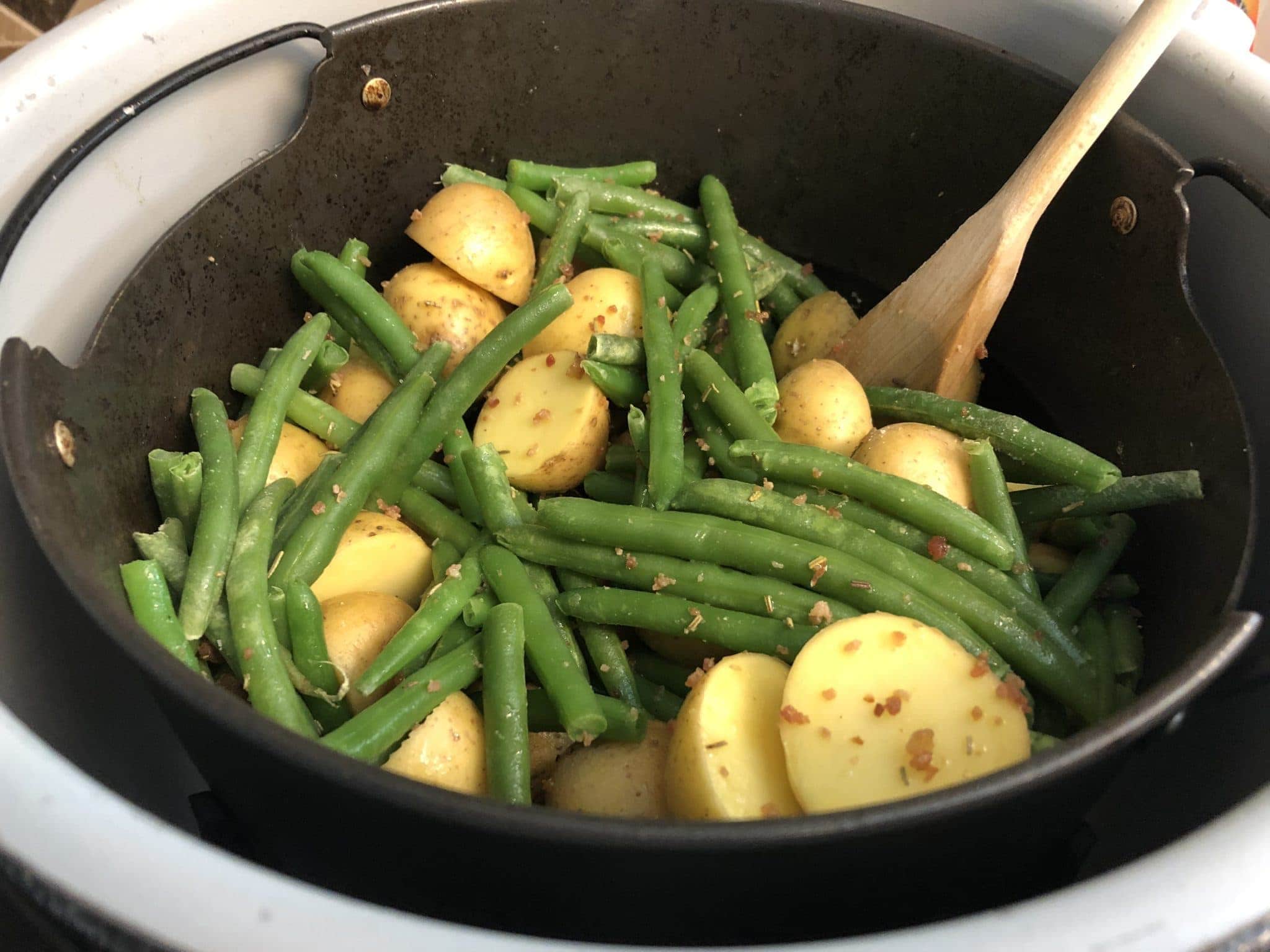air fryer green beans and potatoes