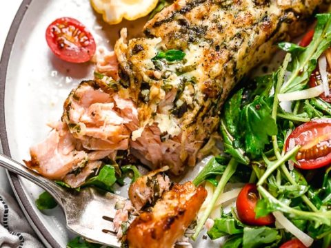 Image for Basil-Parmesan Salmon (Air Fryer or Oven)