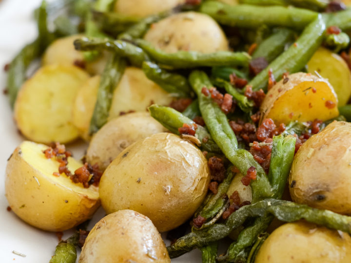 Image for Air Fryer Green Beans and Potatoes