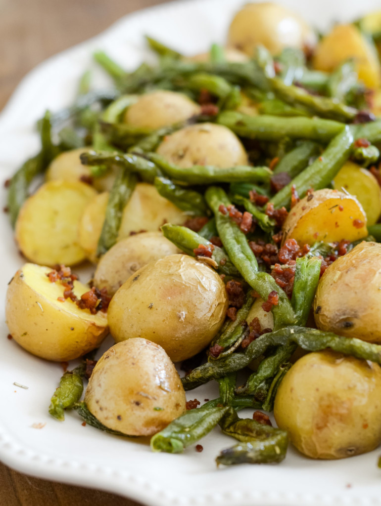 air fryer green beans and potatoes