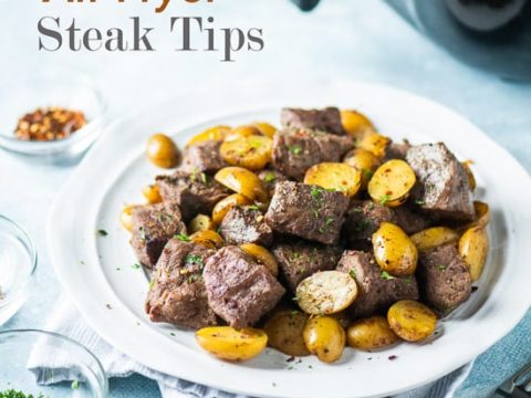 Image for Air Fryer Steak Tips Recipe with Potatoes
