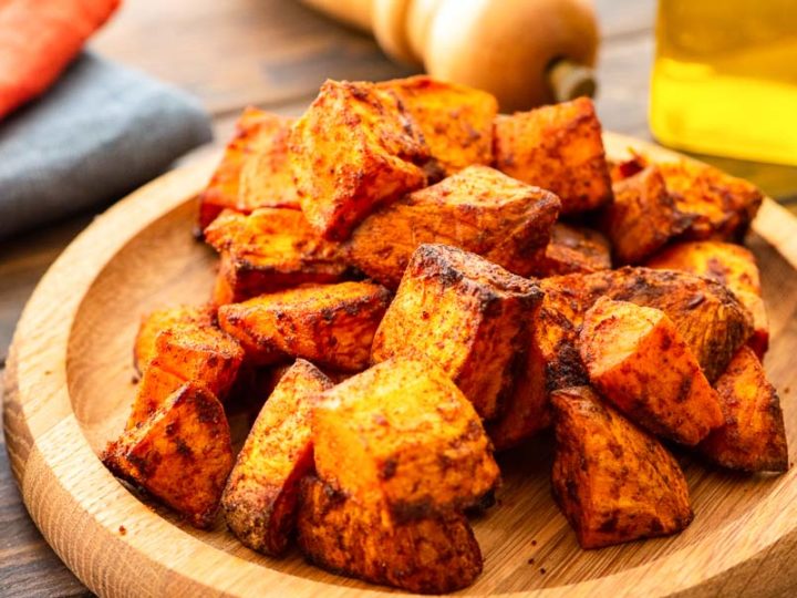 Image for Roasted Air Fryer Sweet Potatoes