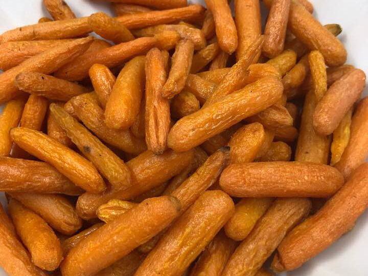 Image for Air Fryer, Air Fried, Roasted Carrots (The Easiest Recipe & Side Dish)