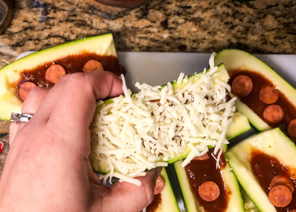 Air Fryer Zucchini Pizza Boats (Ninja Foodi) Air Fryer Fanatics