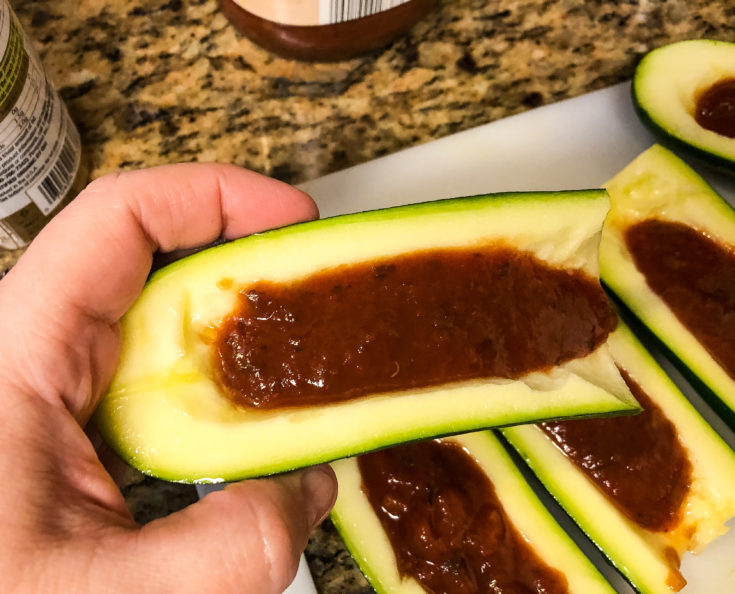 Air Fryer Zucchini Pizza Boats (Ninja Foodi) Air Fryer Fanatics