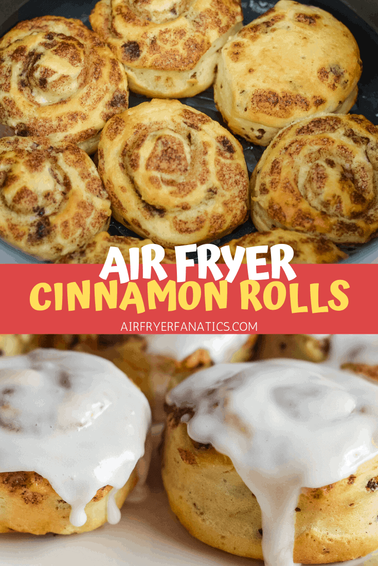 air fryer cinnamon rolls