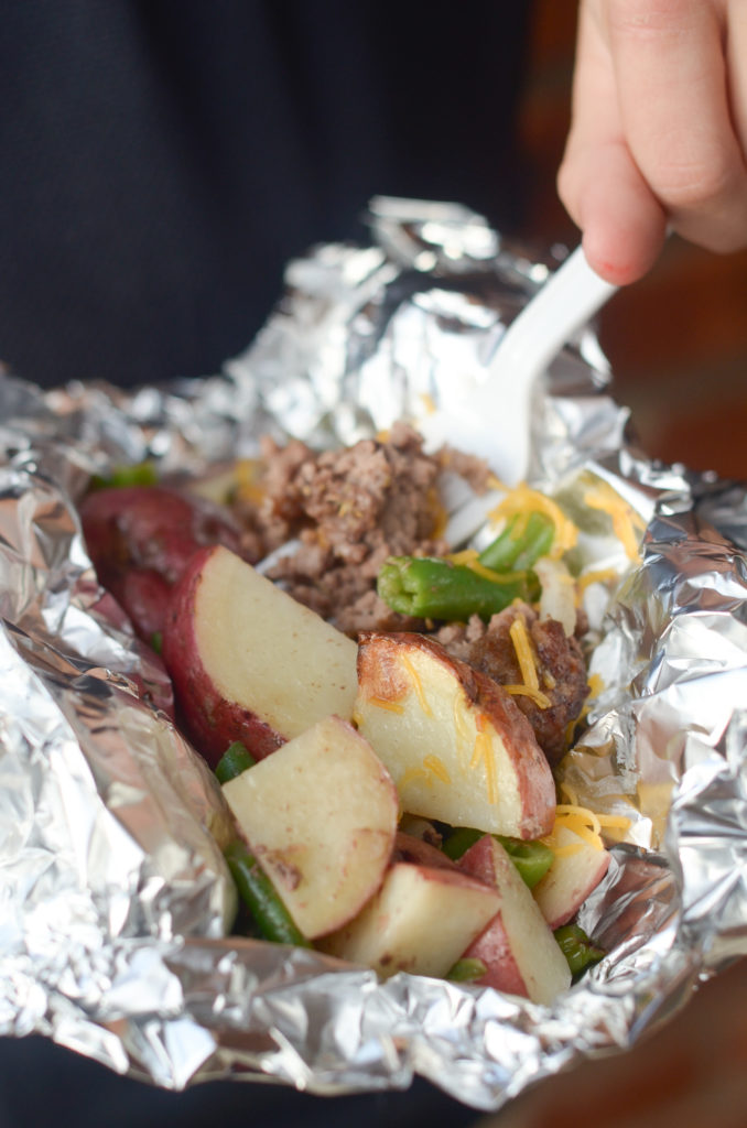 camping foods air fryer hobo packets