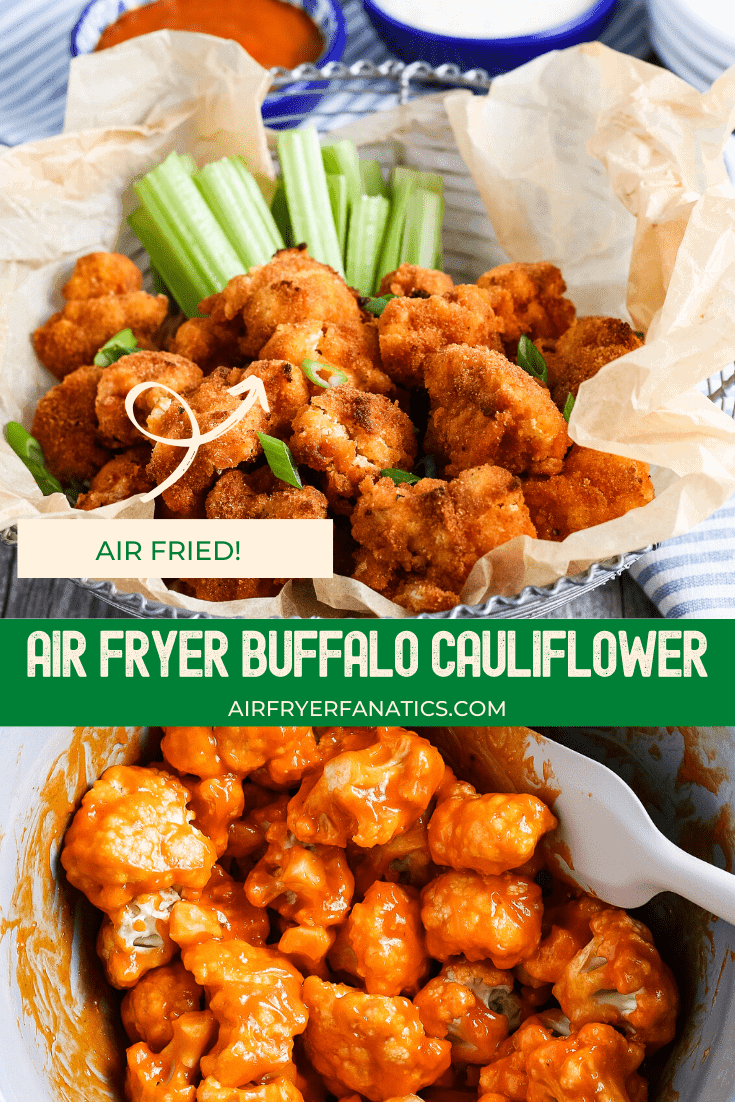Air Fryer Cauliflower Buffalo Wings