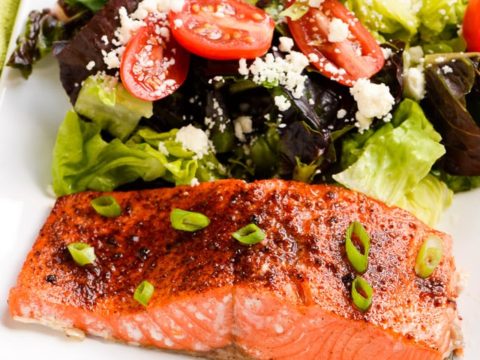 Image for Air Fryer Salmon (Easy! 7 minutes!)