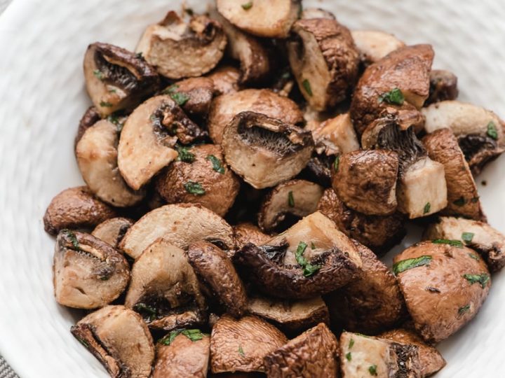 Image for Air Fryer Mushrooms with Balsamic Vinegar