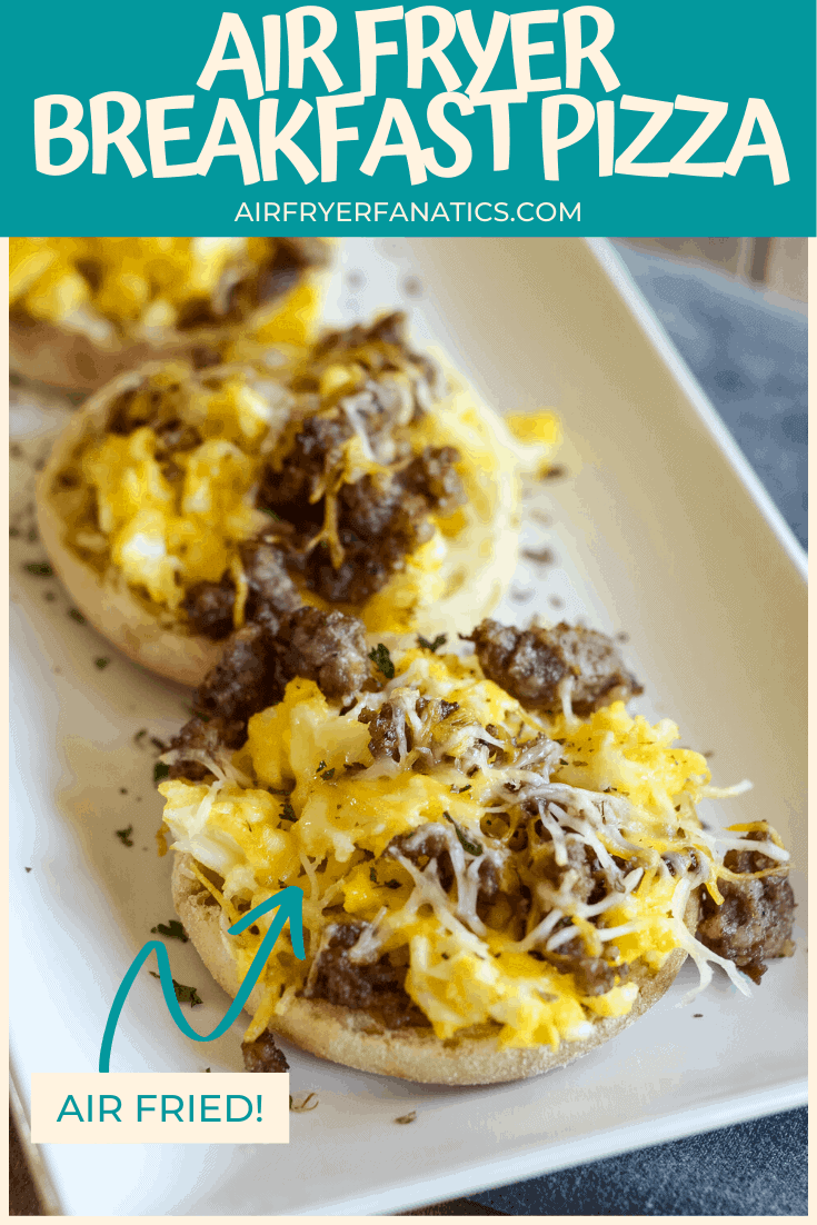 Air Fryer Breakfast Pizzas with English Muffins