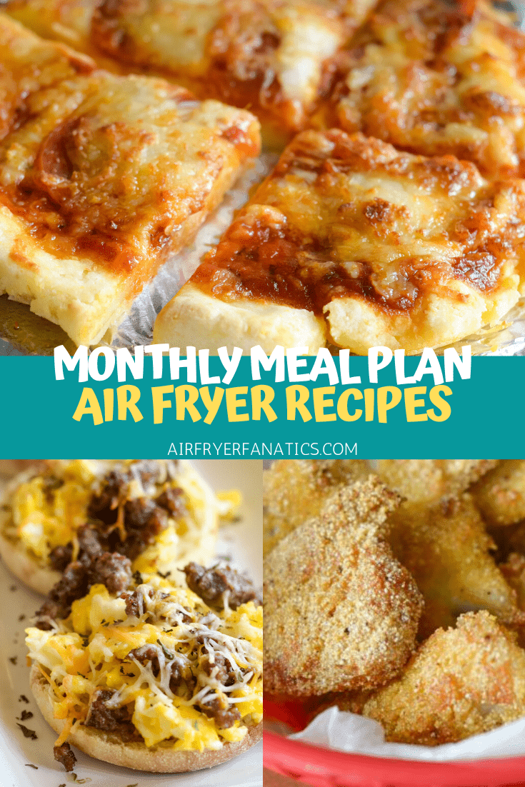 air fryer monthly meal plan