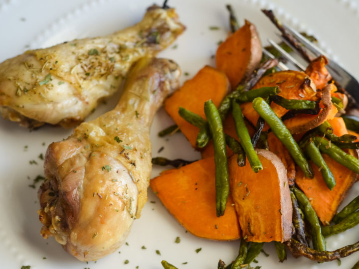 Image for Air Fryer Chicken Drumsticks with Vegetables