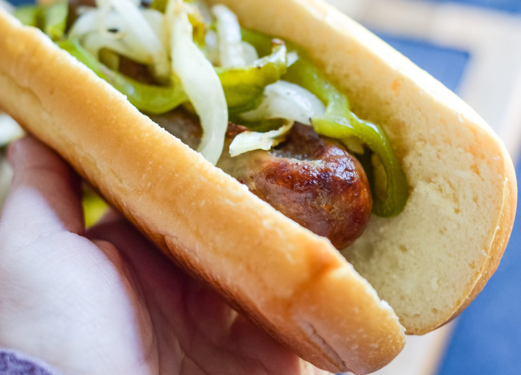 camping foods air fryer brats