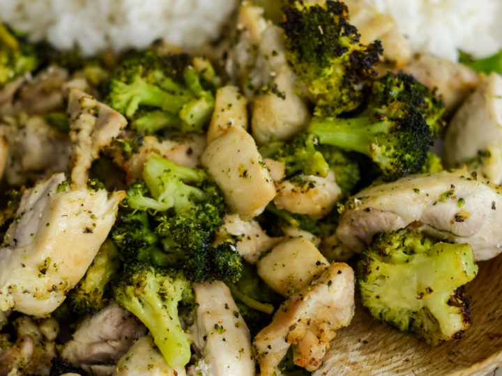 Image for Air Fryer Chicken and Broccoli (Gluten-Free)