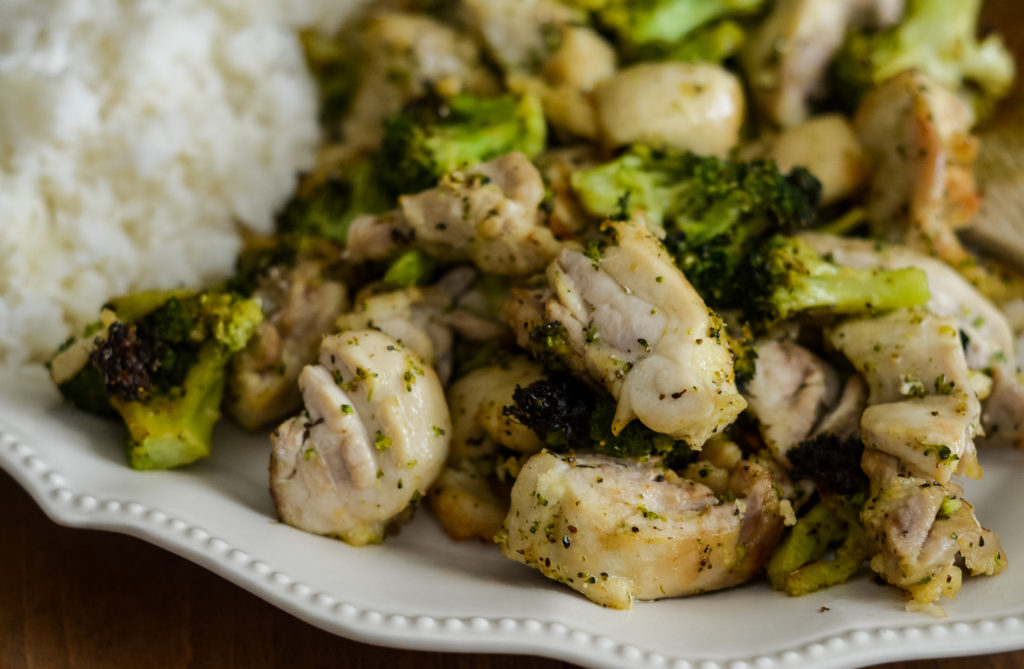 air fryer broccoli chicken
