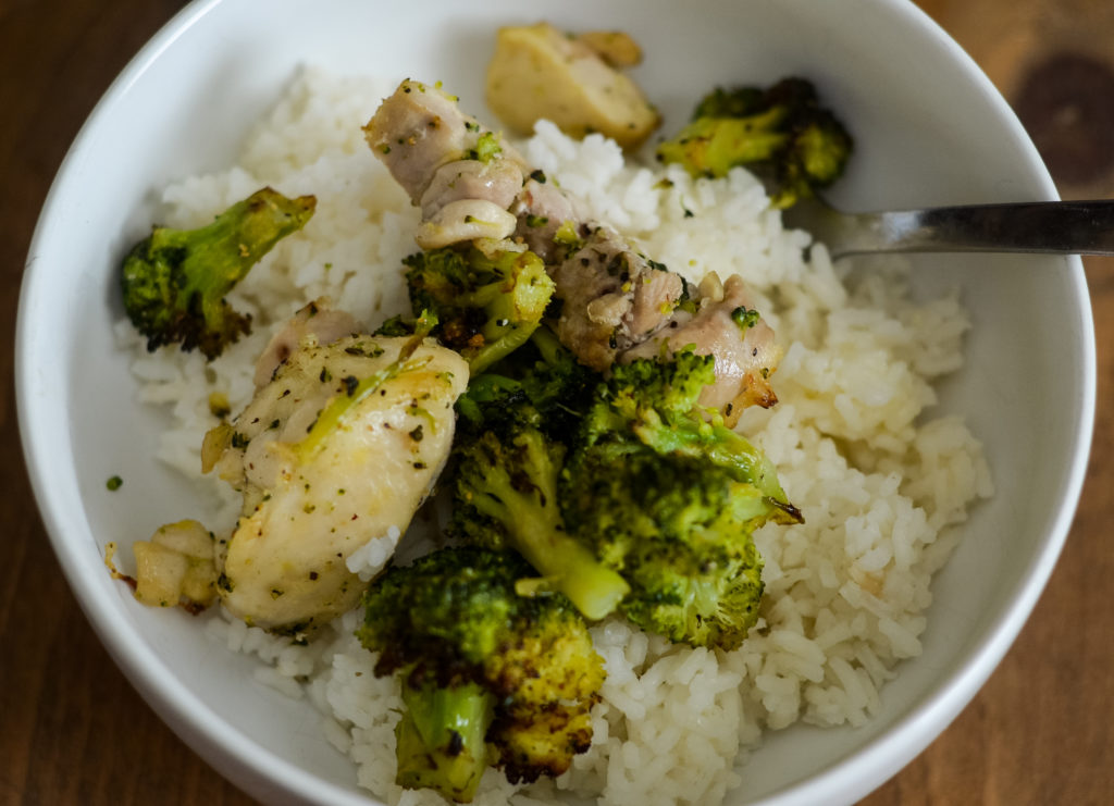 air fryer broccoli chicken