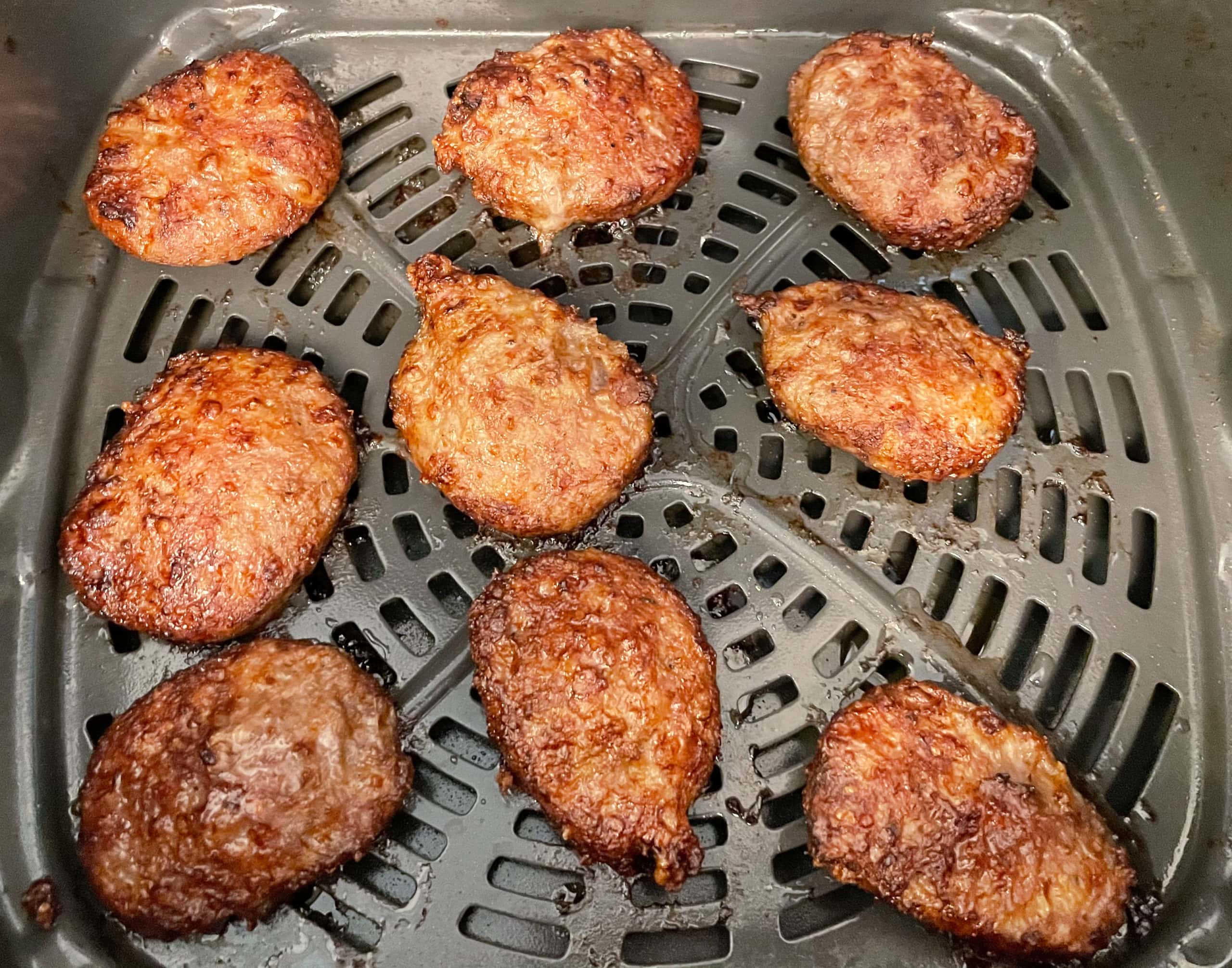 Air Fryer Sausage Patties in 8 Minutes!
