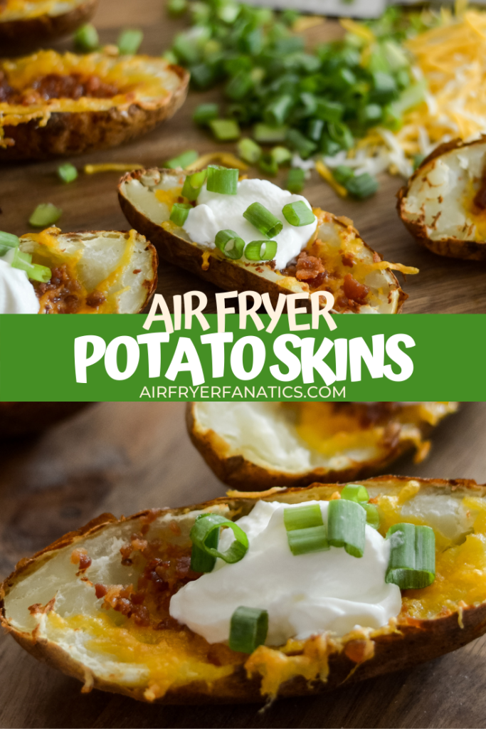 air fryer potato skins