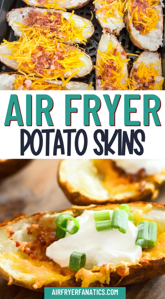 air fryer potato skins