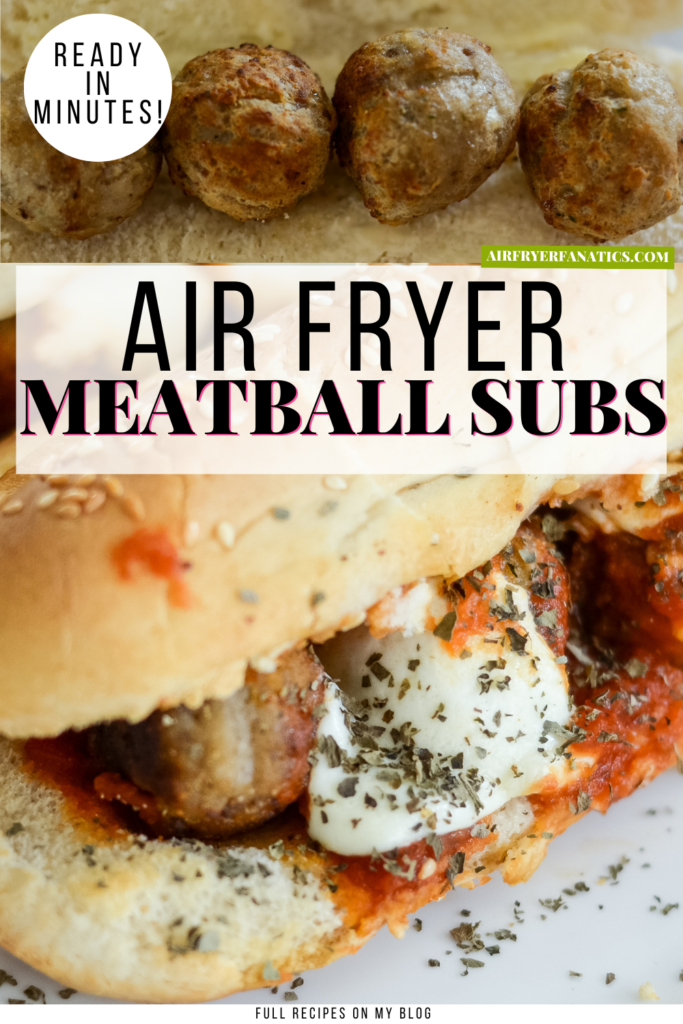 air fryer meatball sub