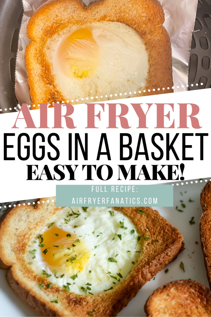 air fryer eggs in a basket