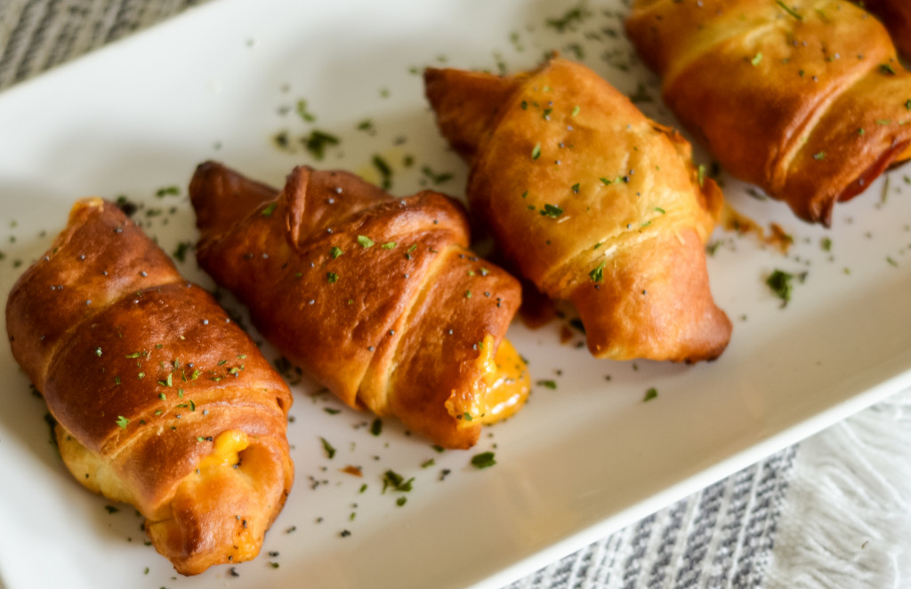 air fryer ham and cheese crescent rolls