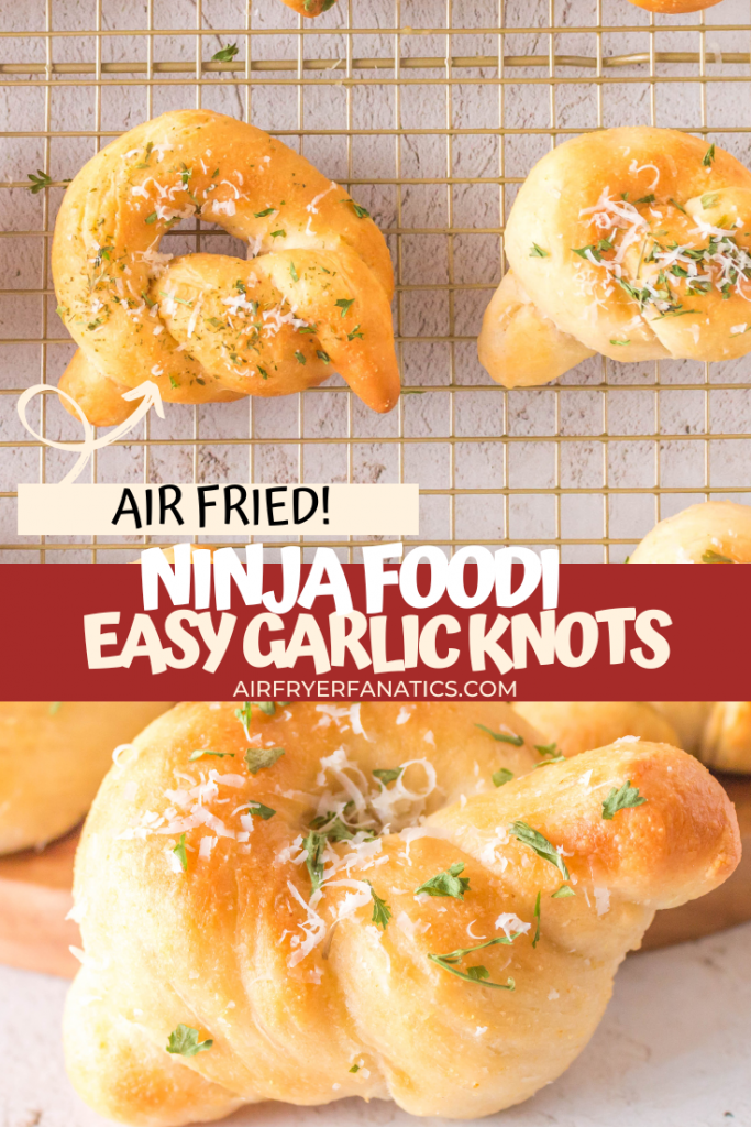 air fryer garlic knots