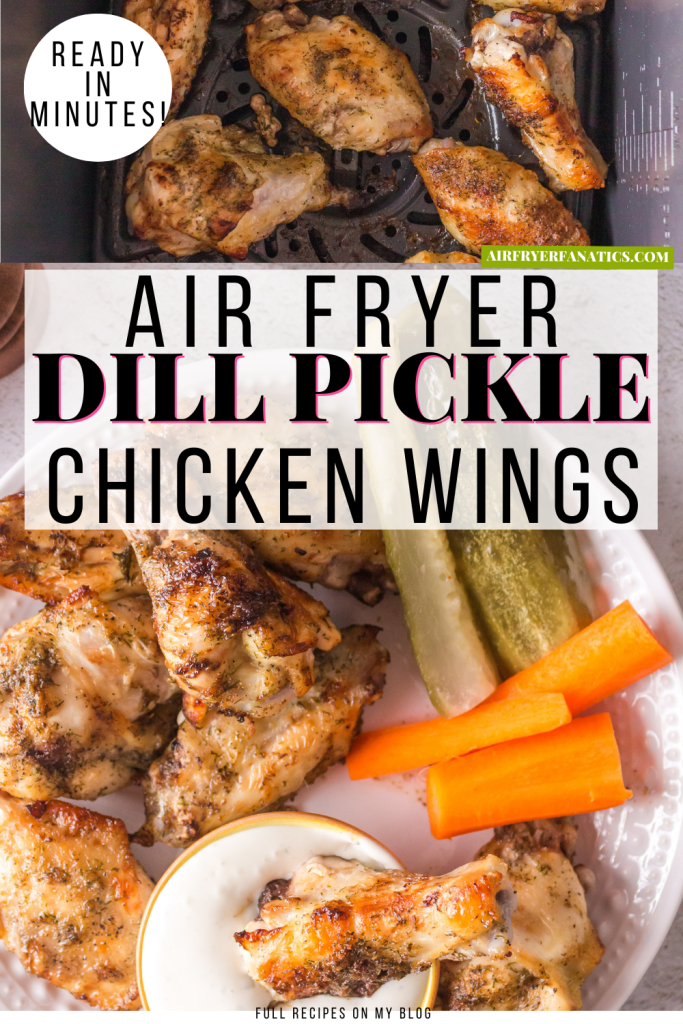 air fryer dill pickle chicken wings