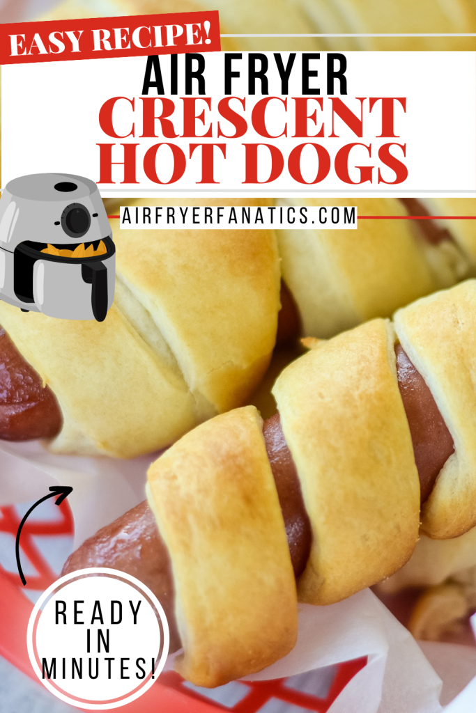 air fryer crescent hot dogs