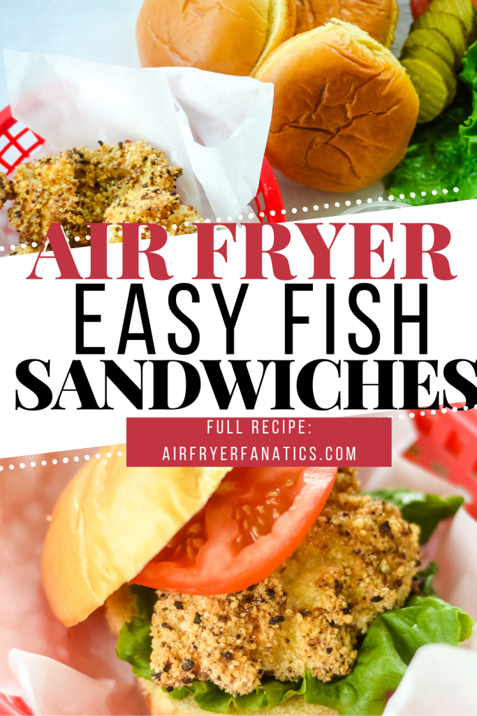 air fryer fish sandwiches