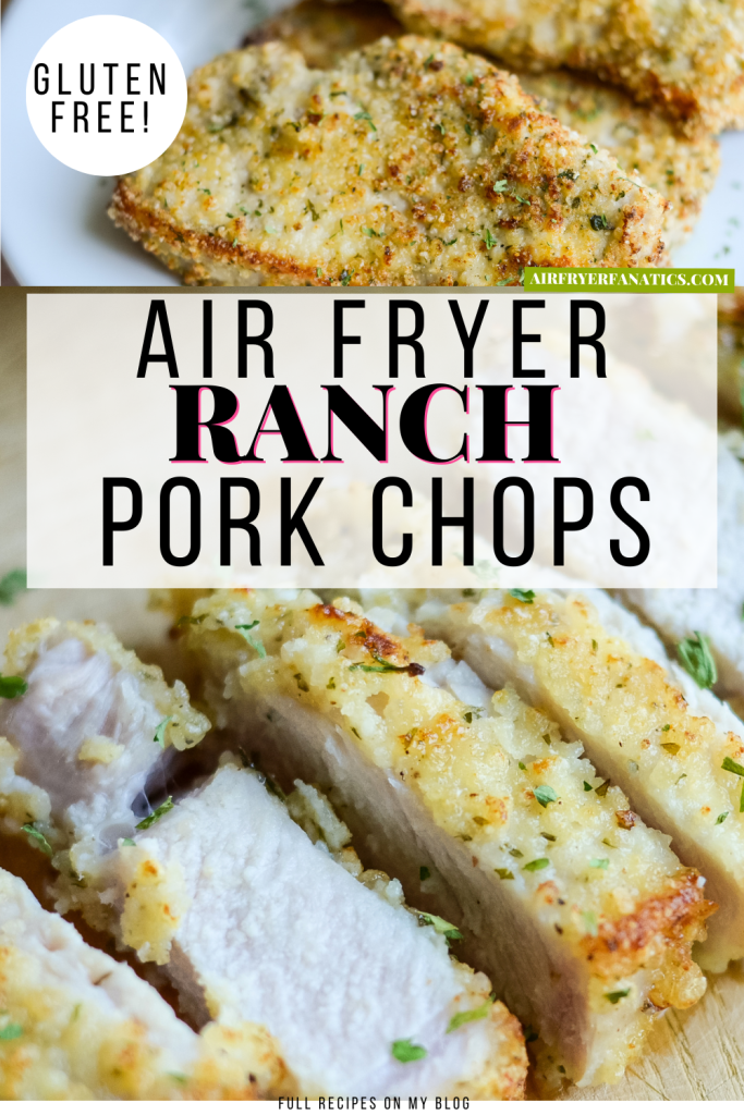 air fryer ranch breaded pork chops