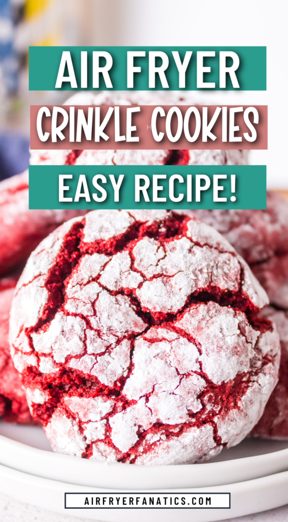 AIR FRYER RED VELVET CRINKLE COOKIES