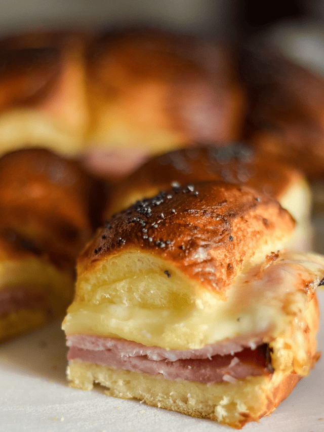 Air Fryer Ham and Cheese Sliders Story
