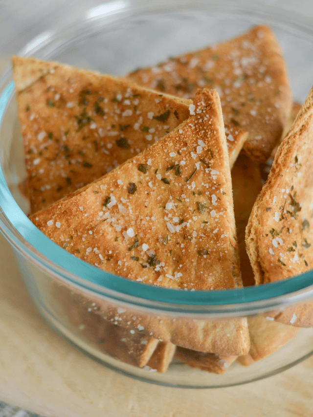 Easy Homemade Air Fryer Pita Chips Story