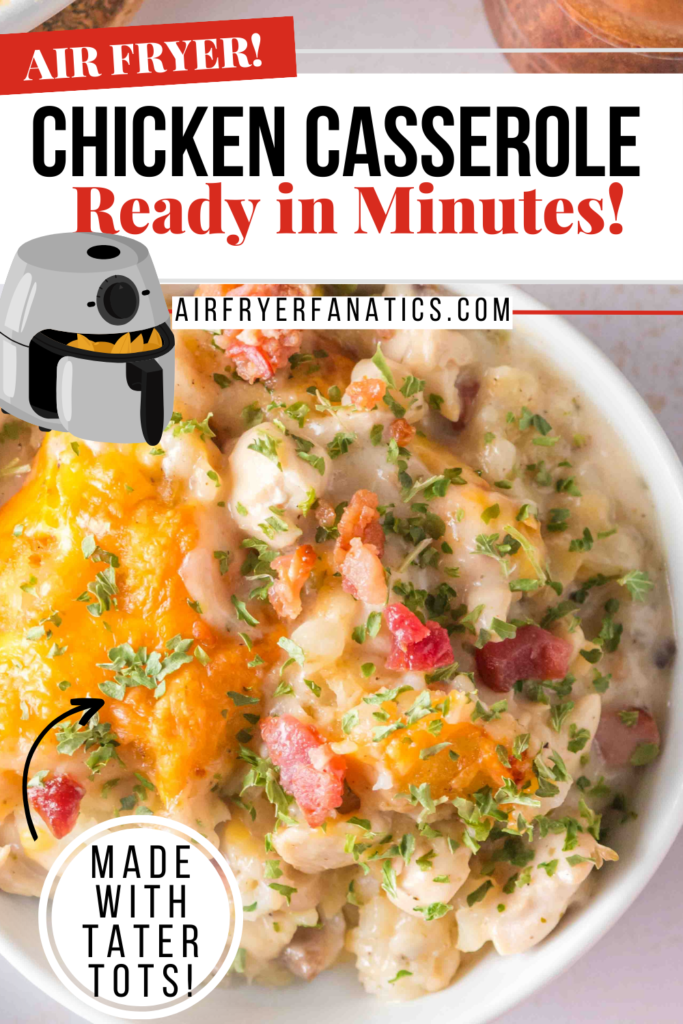 air fryer chicken bacon ranch casserole