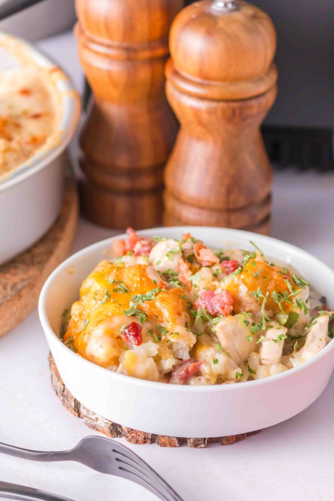 air fryer bacon ranch chicken