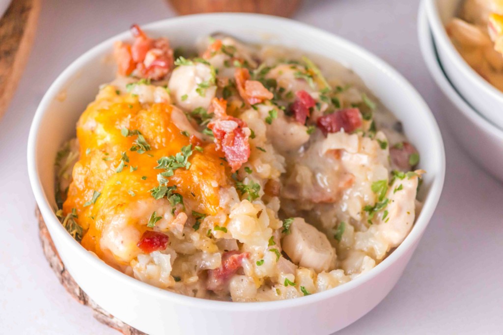 air fryer bacon ranch chicken