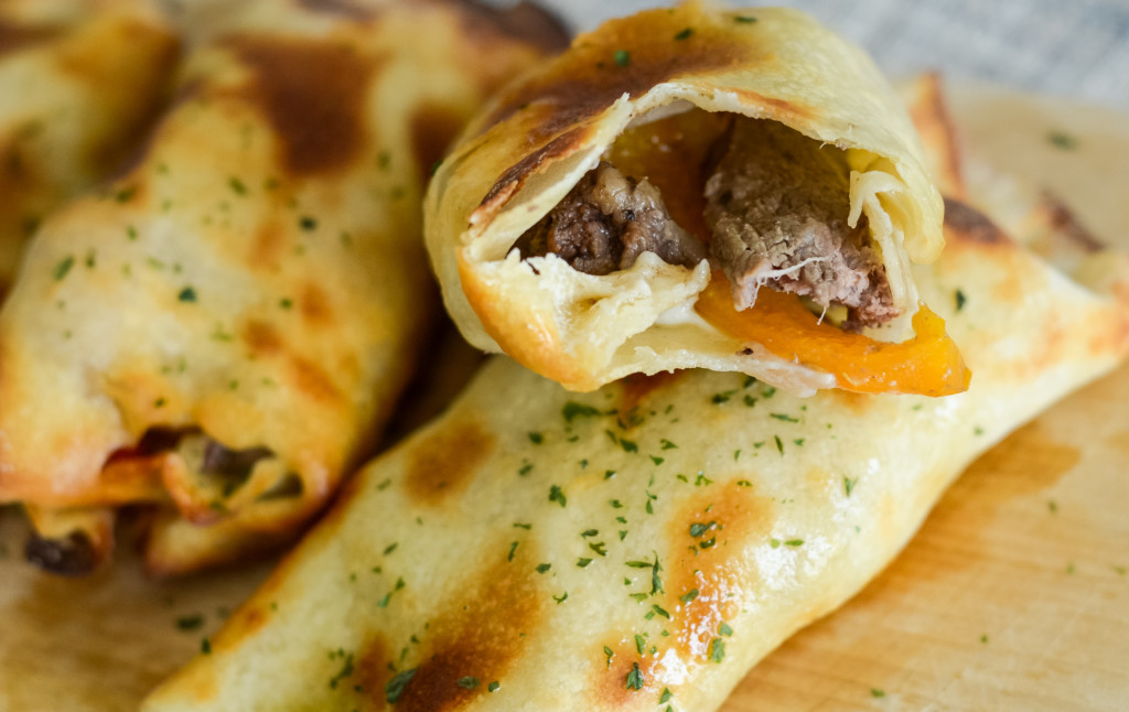 air fryer philly cheesesteak egg rolls