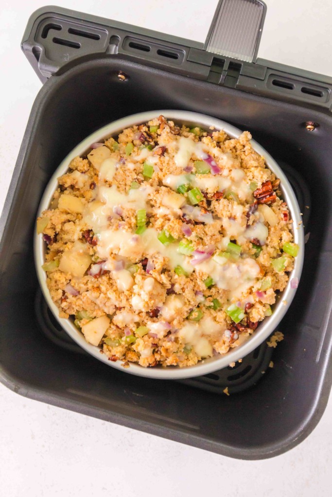 air fryer apple pecan stuffing