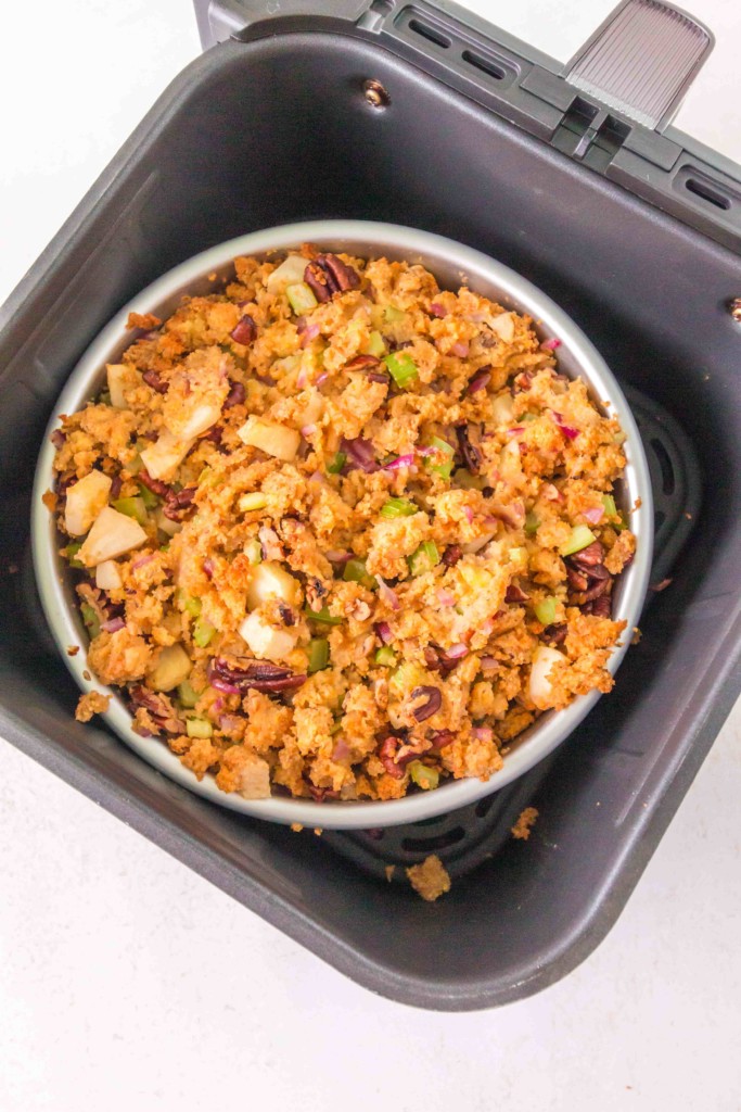 air fryer apple pecan stuffing
