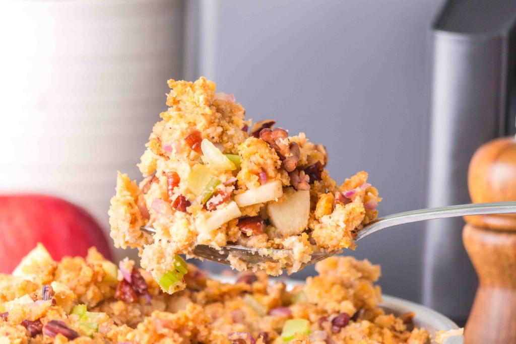 air fryer apple pecan stuffing