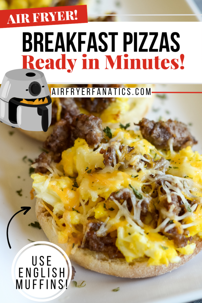 air fryer breakfast pizza
