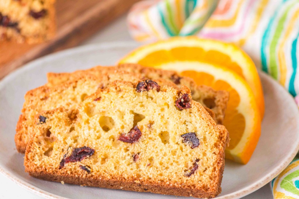air fryer orange cranberry bread gluten free