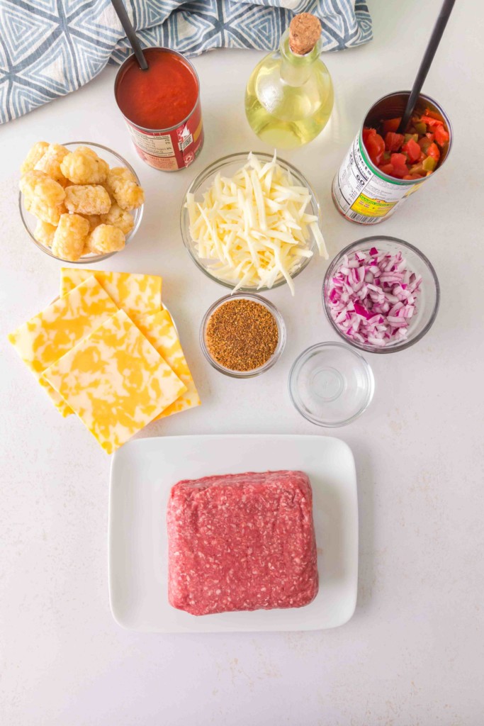 air fryer taco tater tot casserole