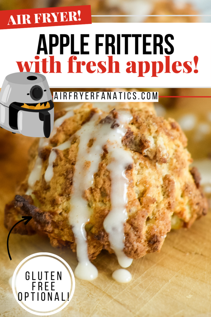 gluten free air fryer apple fritters