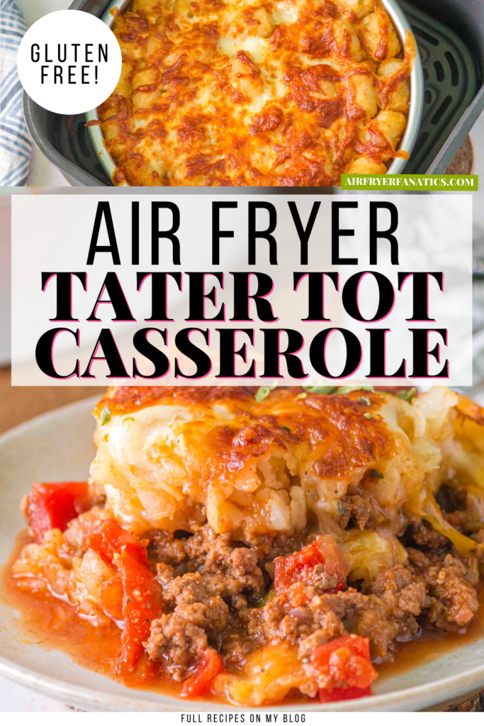air fryer taco tater tot casserole