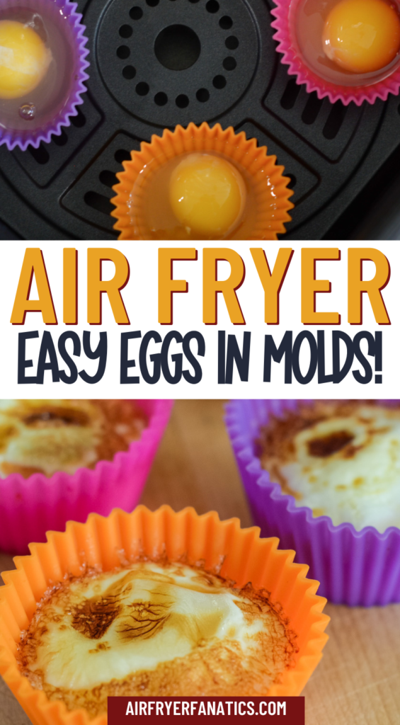 air fryer eggs in silicone cups